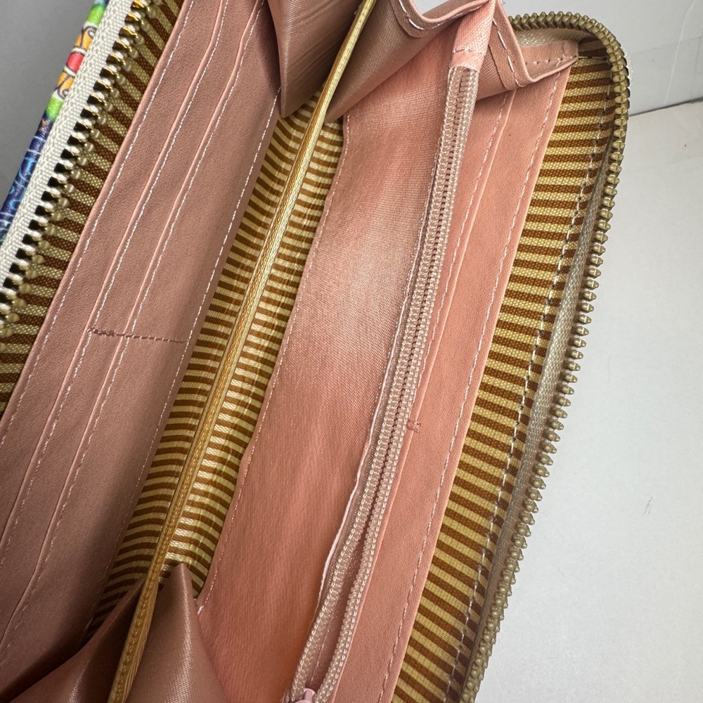 Multicolor Geometric Pattern Wallet - image 8